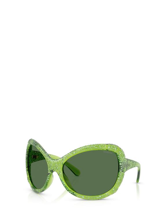 26FW 스와로브스키 선글라스 SK6052 108971 TRANSPARENT GREEN - SWAROVSKI