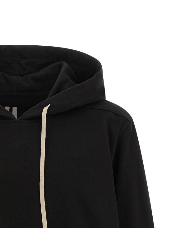 26SS 릭 오웬스 후드 티셔츠 RI330780BM BLACK - RICK OWENS