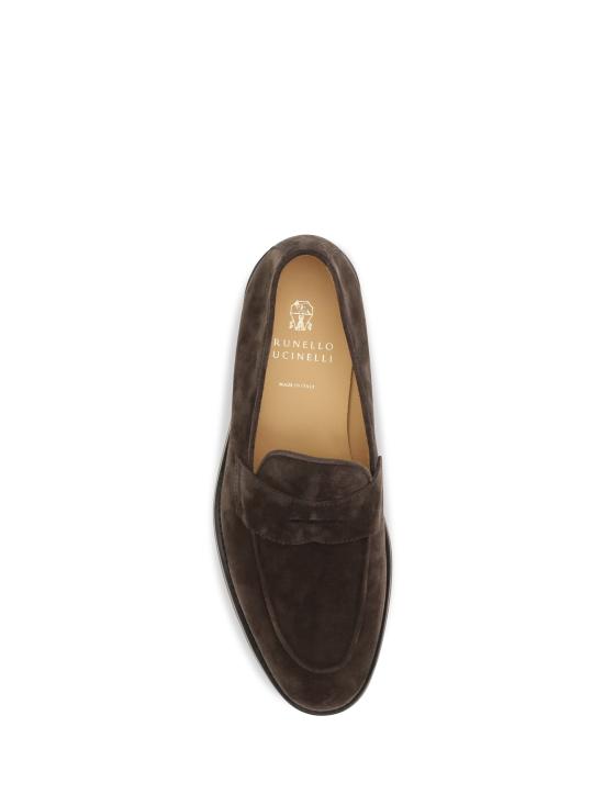 26FW 브루넬로 쿠치넬리 로퍼 MZUSOLE670 C9832 BROWN - BRUNELLO CUCINELLI