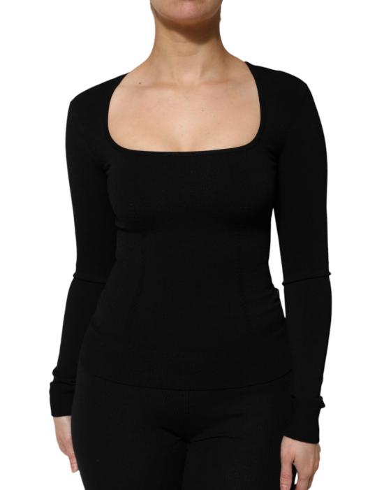  돌체앤가바나 긴팔 티셔츠 TSH90660 BLACK - DOLCE & GABBANA