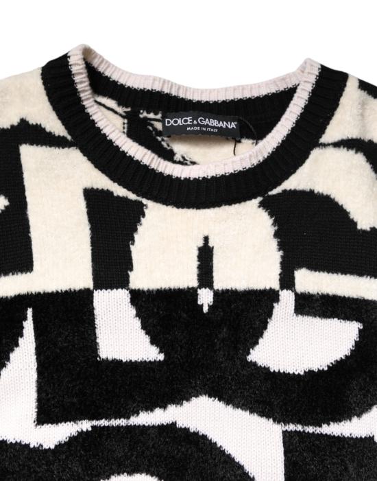  돌체앤가바나 스웨터 THS90374 BLACK AND WHITE - DOLCE & GABBANA