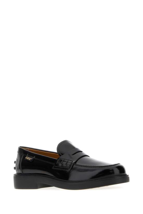  토즈 레더 로퍼 레더 로퍼 XXW20L0IP70SHA B999 BLACK - TODS