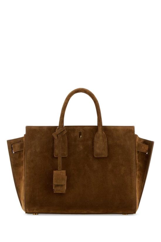 26SS 생로랑 삭 드 주르 스웨이드 스몰 백 8612311U80W 2916 BROWN