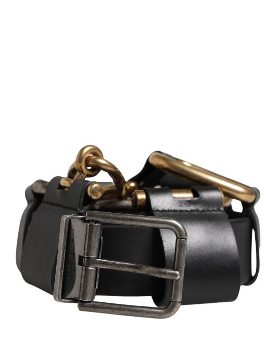  돌체앤가바나 가죽 벨트 BEL9545 BLACK - DOLCE & GABBANA