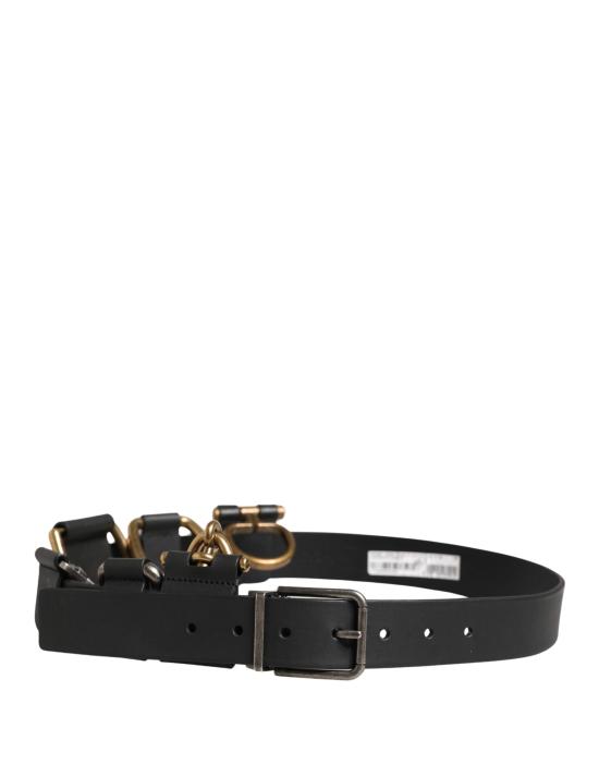  돌체앤가바나 가죽 벨트 BEL9545 BLACK - DOLCE & GABBANA