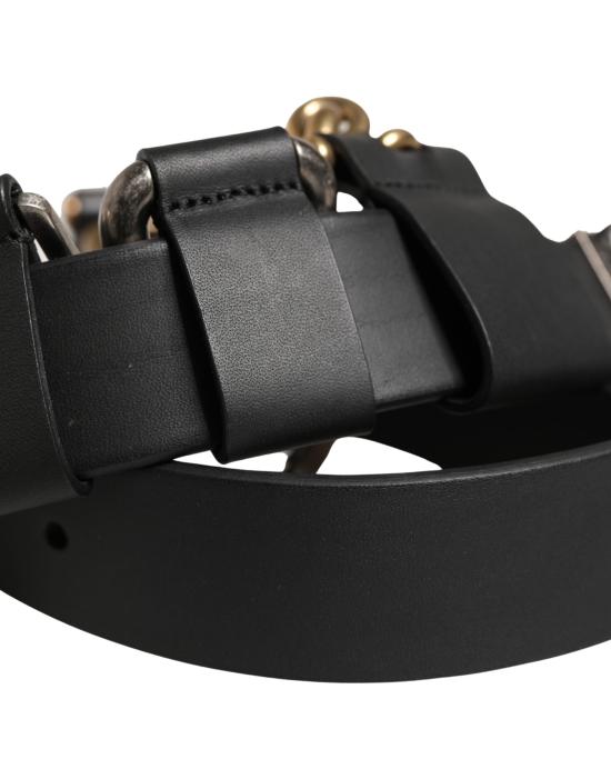  돌체앤가바나 가죽 벨트 BEL9545 BLACK - DOLCE & GABBANA