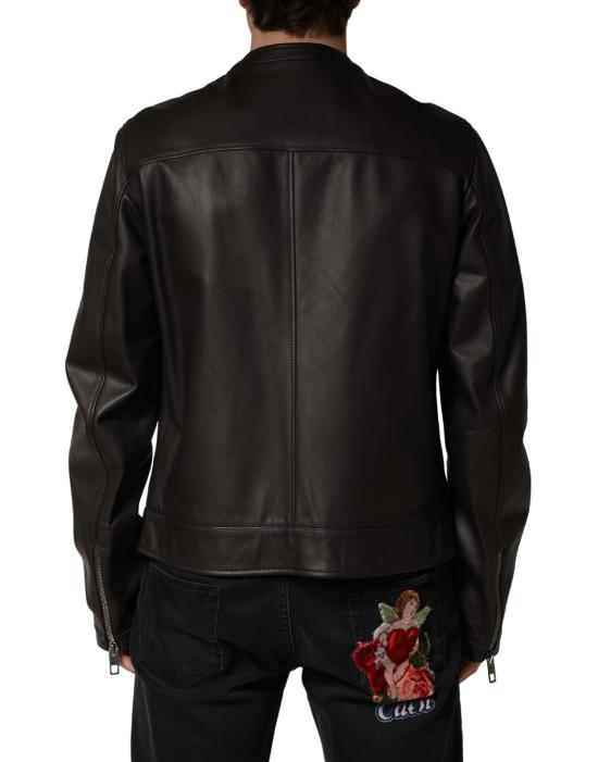  돌체앤가바나 가죽 자켓 JKT41732 BLACK - DOLCE & GABBANA