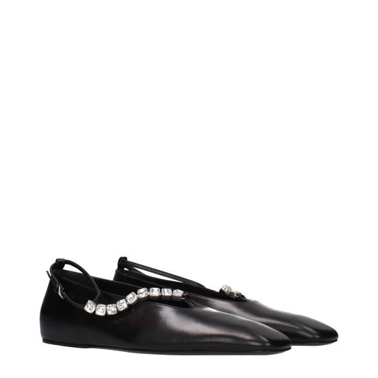  질샌더 플랫 슈즈 JI15531629707529BT BLACK - JIL SANDER