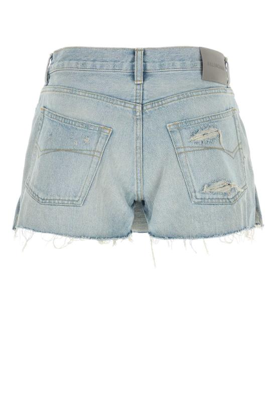  발렌시아가 데님 숏팬츠 872186TDW14 4200 BLUE - BALENCIAGA