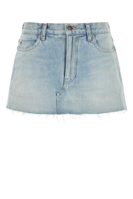  발렌시아가 데님 숏팬츠 872186TDW14 4200 BLUE