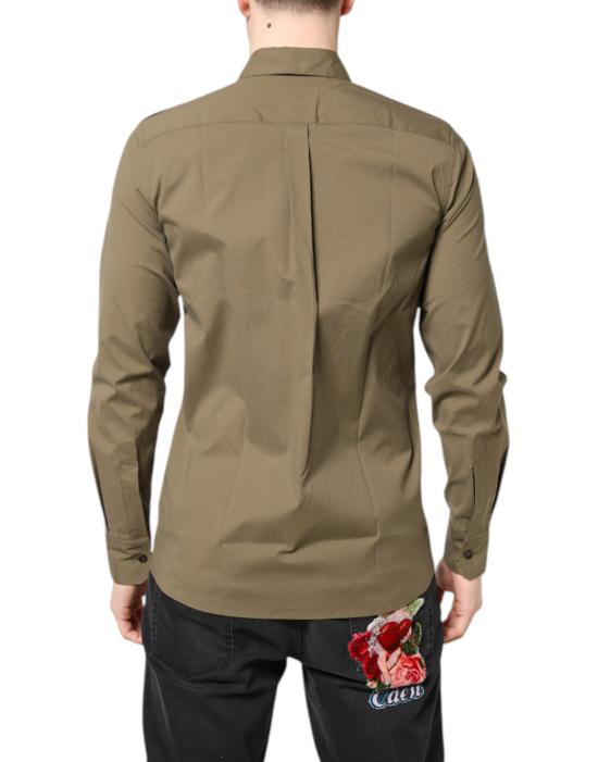  돌체앤가바나 긴팔 셔츠 TSH87842 BROWN - DOLCE & GABBANA