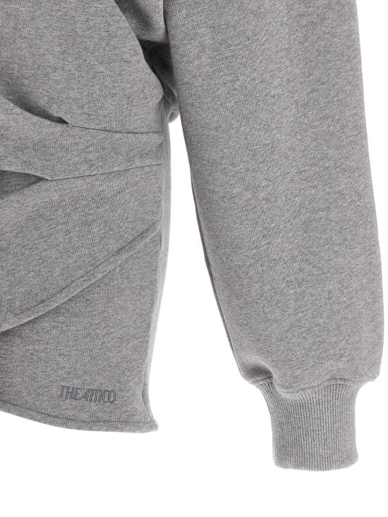 26SS 디 아티코 후드 티셔츠 TH326492BM GRAY - THE ATTICO