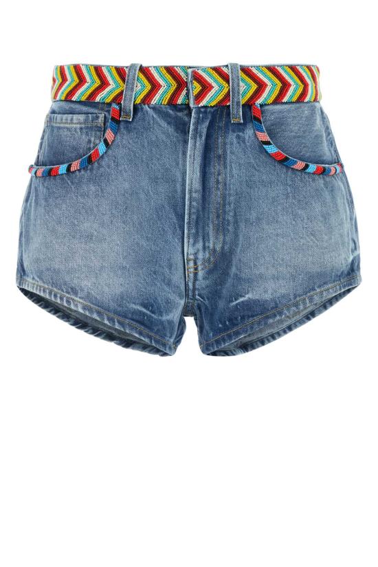  알라누이 데님 숏팬츠 LWYC009R25DEN001 4484 BLUE