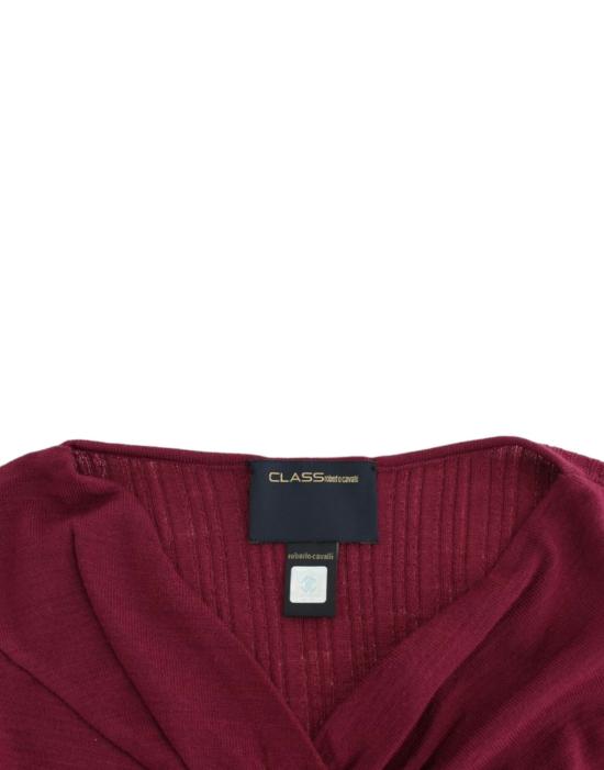  로베르토 카발리 스웨터 SIG11849 PURPLE - ROBERTO CAVALLI