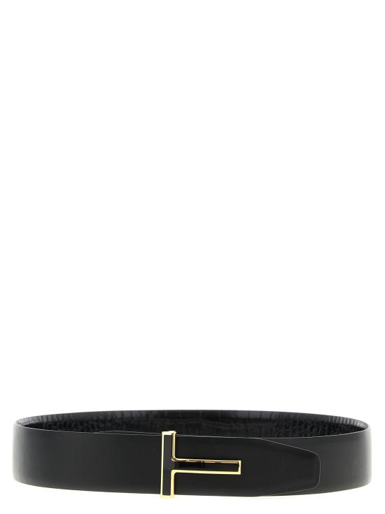 26SS 톰포드 가죽 벨트 TO325835BM BLACK - TOMFORD