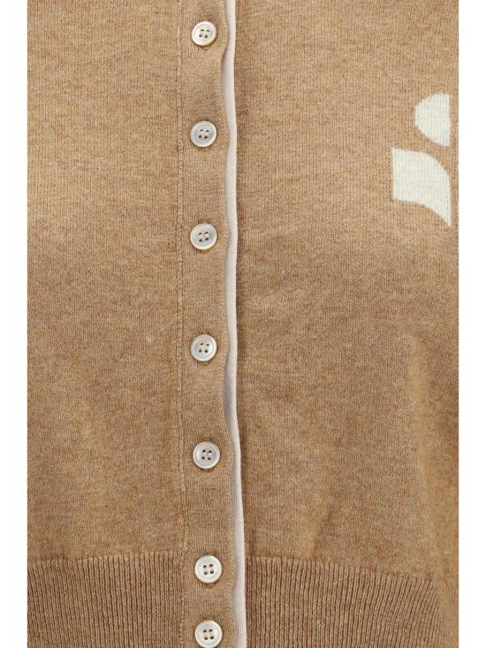 26FW 이자벨마랑에뚜왈 가디건 CA0163FAD1L16E CMLG CAMEL - ISABEL MARANT ETOILE