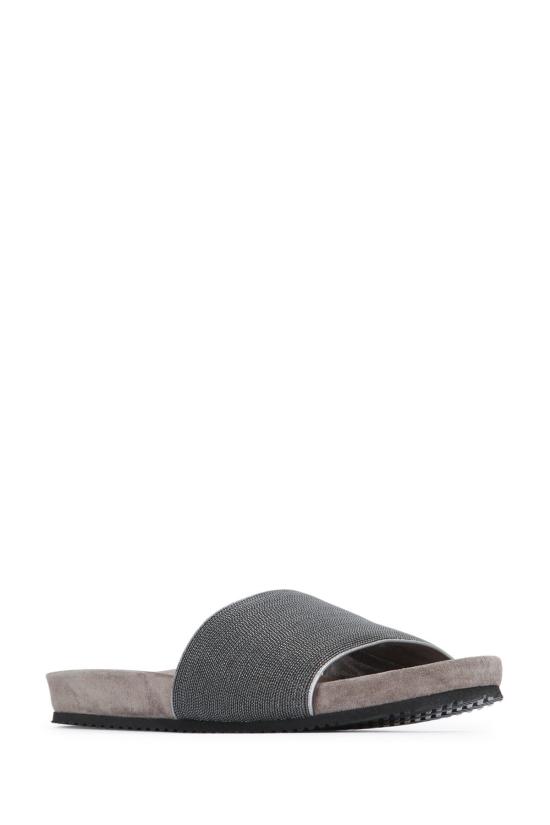  브루넬로 쿠치넬리 뮬/슬리퍼 MZMIG1390 CG546 GRAY - BRUNELLO CUCINELLI
