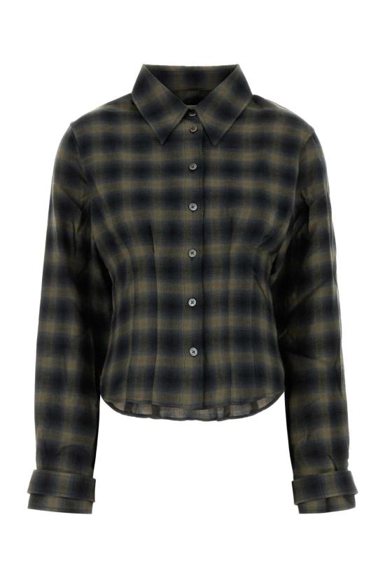 26FW 아워레가시 ENVELOP 엔벨롭 체크 셔츠 W4262EYC YUKCHEWOO BROWN
