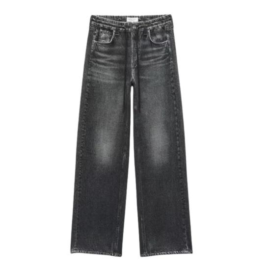  랙앤본 데님 팬츠 Rag & Bone Miramar 테리 드로코드 와이드 팬츠 - RAG & BONE