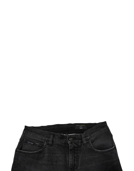  돌체앤가바나 스트레이트 팬츠 PAN75290 BLACK - DOLCE & GABBANA