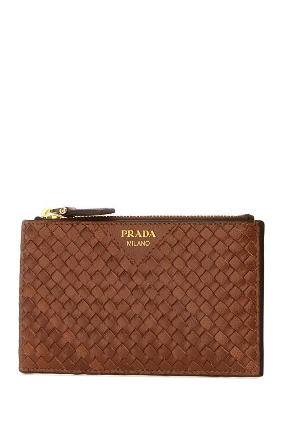 26FW 프라다 레더 카드 홀더 1MC0862BE1 F0046 BROWN - PRADA