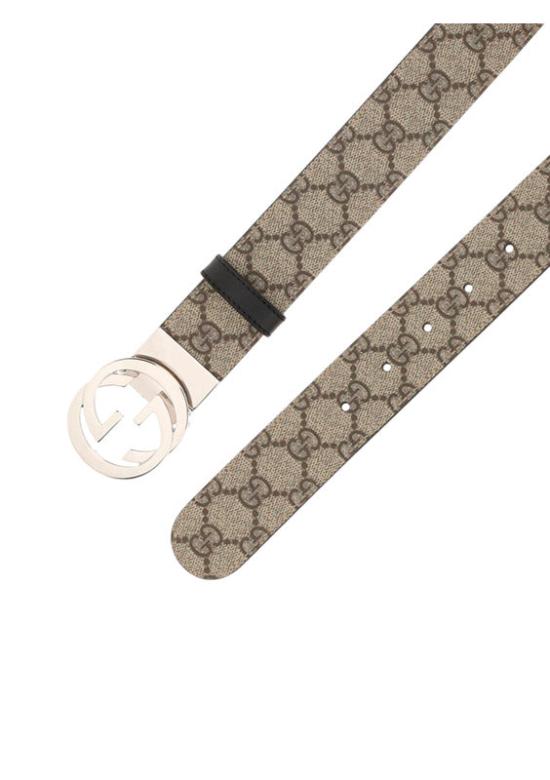 26FW 구찌 리버시블 GG 슈프림 벨트 473030KGDHN 9769 BEIGE - GUCCI