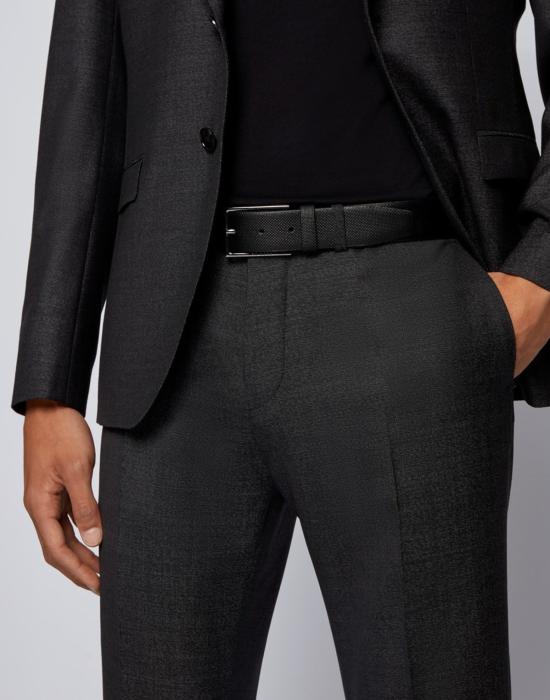 26SS 휴고보스 가죽 벨트 50262032001 BLACK - HUGO BOSS