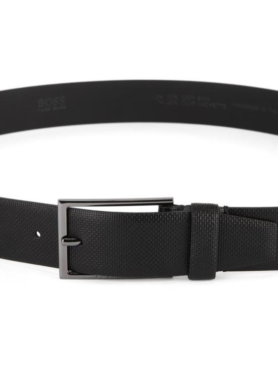 26SS 휴고보스 가죽 벨트 50262032001 BLACK - HUGO BOSS