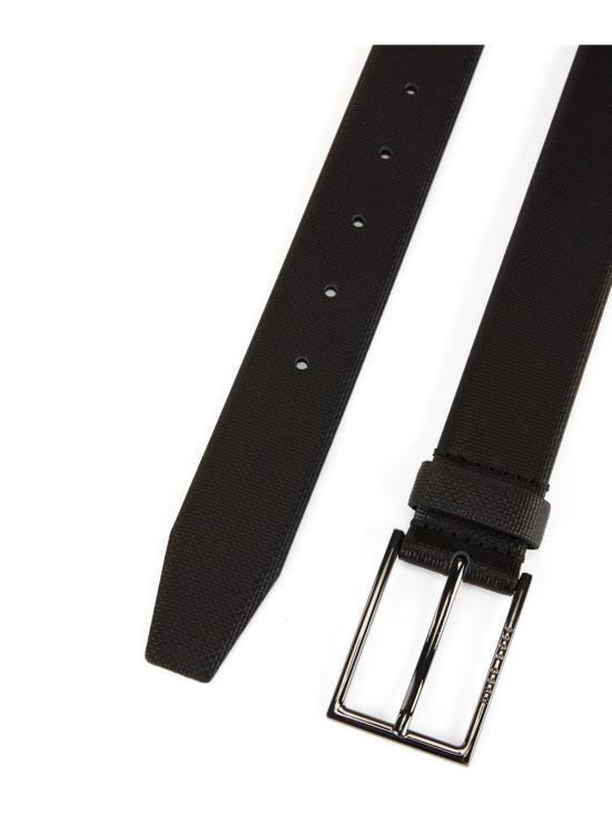 26SS 휴고보스 가죽 벨트 50262032001 BLACK