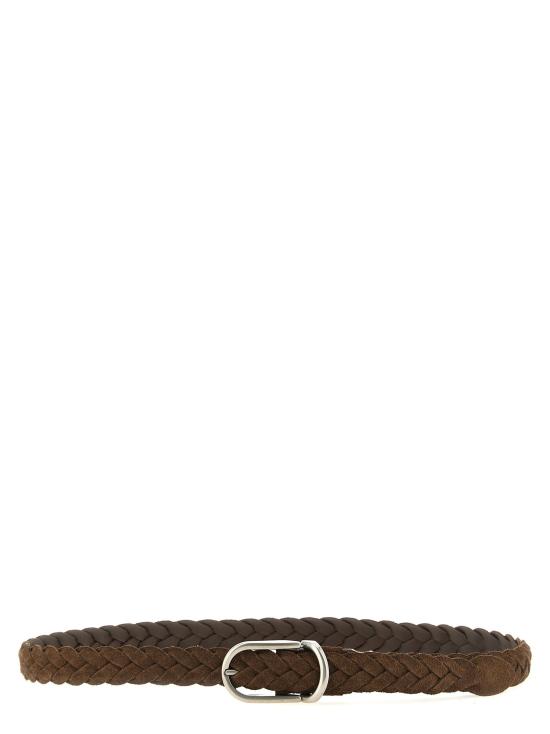 26FW 브루넬로 쿠치넬리 가죽 벨트 BR339520BM BROWN