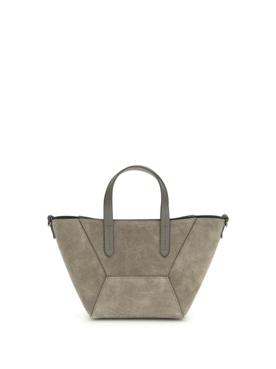 26SS 브루넬로 쿠치넬리 스웨이드 BC Duo 미니 백 MBDLD2675 C8850 BEIGE