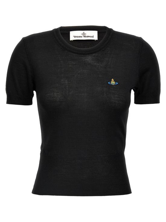 26SS 비비안웨스트우드 반팔 티셔츠 VI335005BM BLACK