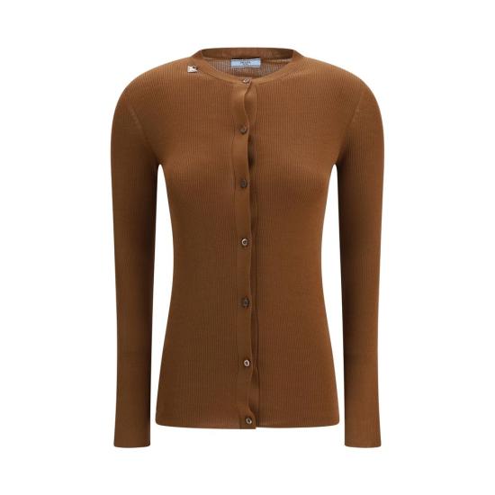 26SS 프라다 가디건 PRP25O06SOOO18PXF0005BB BROWN