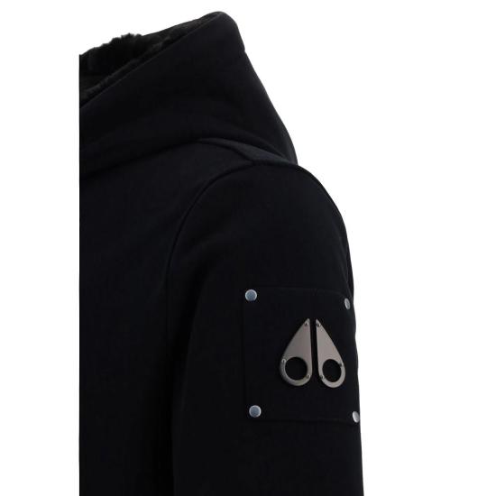 26FW 무스너클 후드 티셔츠 MOM32MS600292BB BLACK - MOOSE KNUCKLES
