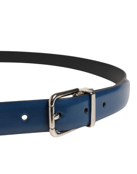  돌체앤가바나 가죽 벨트 BEL9690 BLUE - DOLCE & GABBANA
