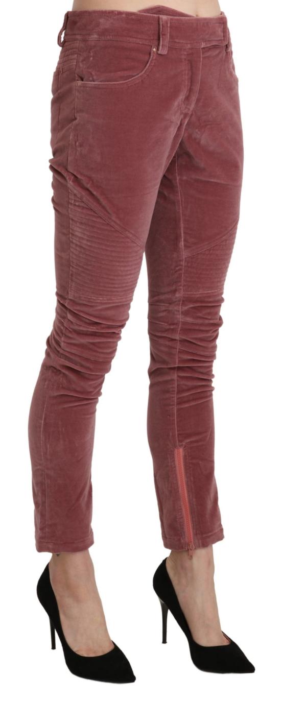  에르마노 설비노 스트레이트 팬츠 PAN71146 BURGUNDY - ERMANNO SCERVINO