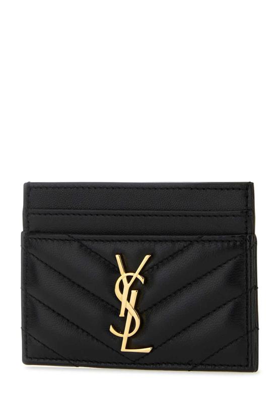  생로랑 카산드라 마틀라세 카드 케이스 423291AAA44 1000 BLACK - SAINT LAURENT