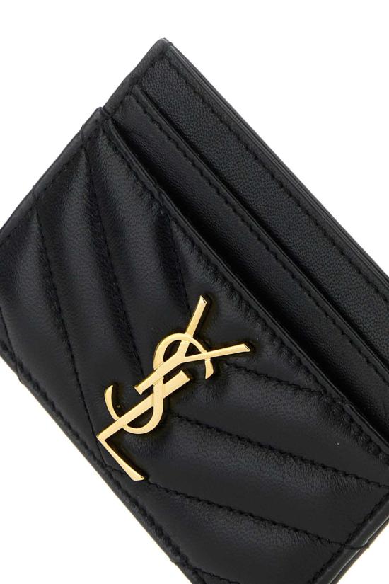 생로랑 카산드라 마틀라세 카드 케이스 423291AAA44 1000 BLACK - SAINT LAURENT