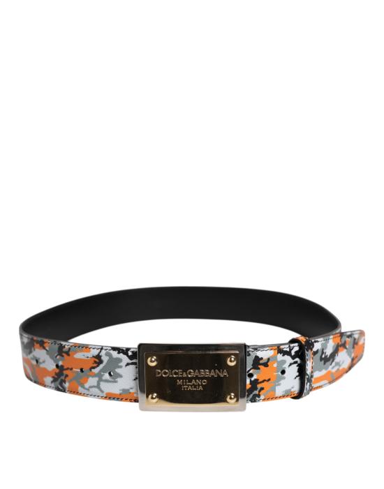  돌체앤가바나 가죽 벨트 BEL9485 MULTICOLOR - DOLCE & GABBANA