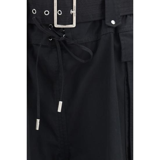 26SS 알렉산더 맥퀸 숏팬츠 AL868654QZAQZ1000BB BLACK - ALEXANDER MCQUEEN