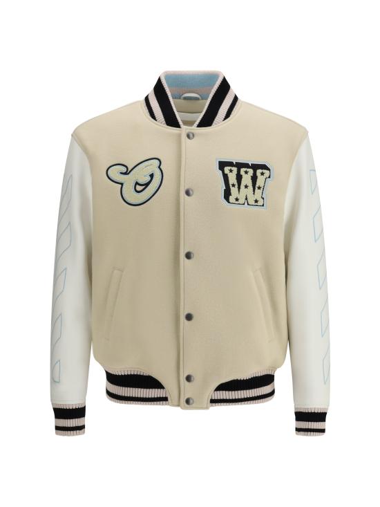 26SS 오프화이트 봄버 자켓 44XJA122S26L002110 1010 CREAM