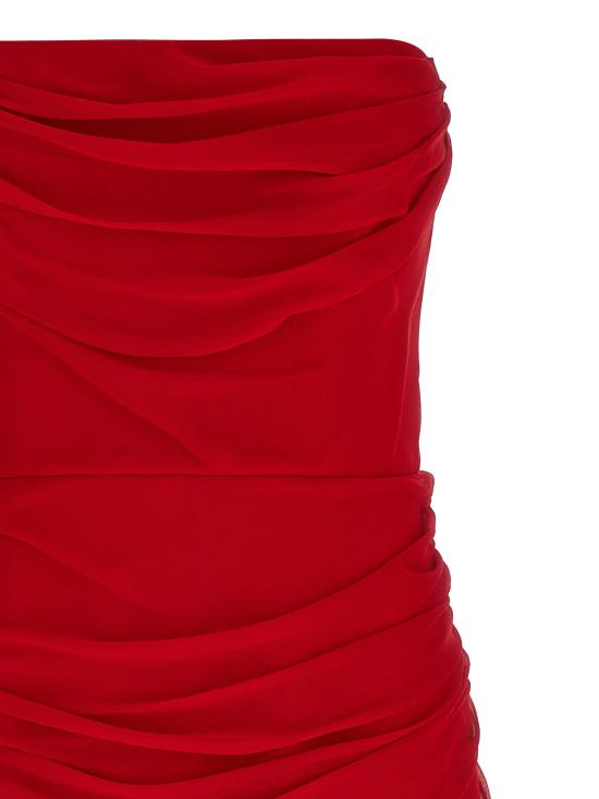 26SS 캐롤리나 헤레라 롱 원피스 CA330372BM RED - CAROLINA HERRERA
