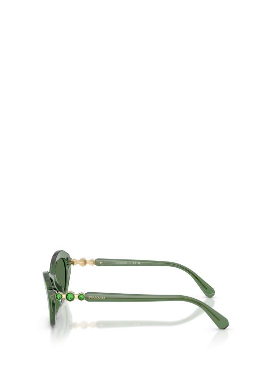 26FW 스와로브스키 선글라스 SK6048 108571 TRANSPARENT GREEN - SWAROVSKI