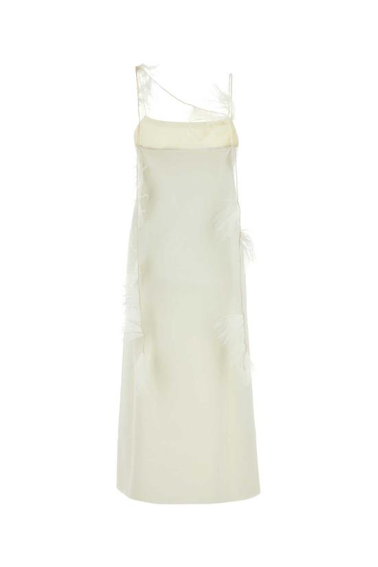  질샌더 미디 원피스 J03CT0153J18270 102 WHITE - JIL SANDER