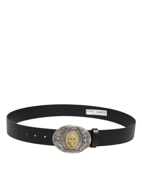  돌체앤가바나 가죽 벨트 BEL9558 BLACK - DOLCE & GABBANA