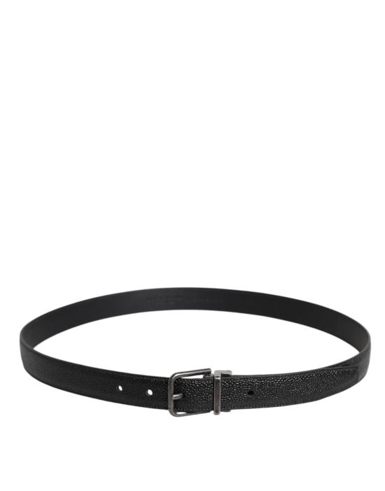  돌체앤가바나 가죽 벨트 BEL9343 BLACK - DOLCE & GABBANA