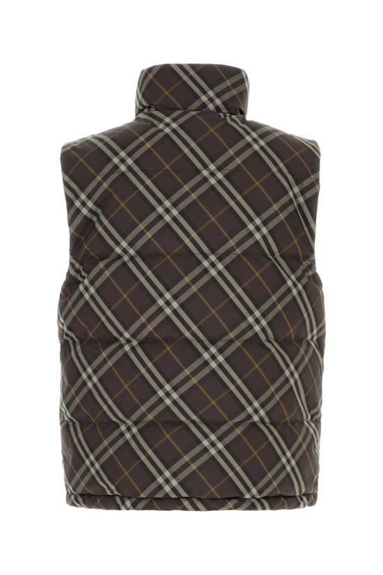 25FW 버버리 리버시블 체크 다운 베스트 8117100 B2412 BROWN - BURBERRY
