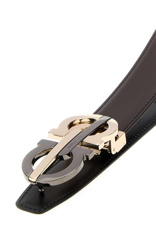 26FW 살바토레 페라가모 가죽 벨트 670052781071 TMORONERO BROWN - SALVATORE FERRAGAMO