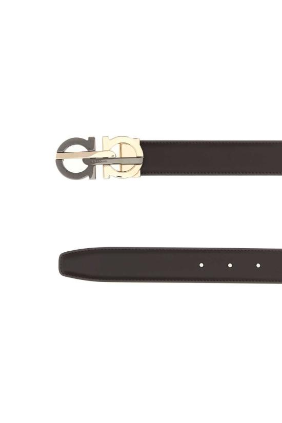 26FW 살바토레 페라가모 가죽 벨트 670052781071 TMORONERO BROWN - SALVATORE FERRAGAMO