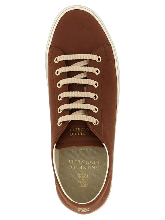 26SS 브루넬로 쿠치넬리 스니커즈 BR337870BM BROWN - BRUNELLO CUCINELLI